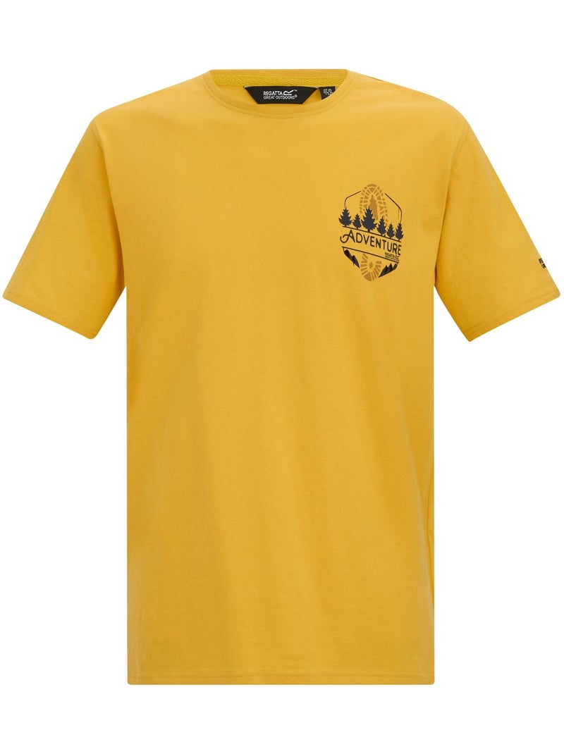 T-shirt cline adventure - regatta Jaune foncé - Kiabi