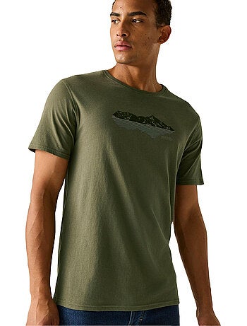 T-shirt cline ix mountain reflection pour homme - regatta