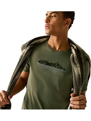 T-shirt cline ix mountain reflection pour homme - regatta