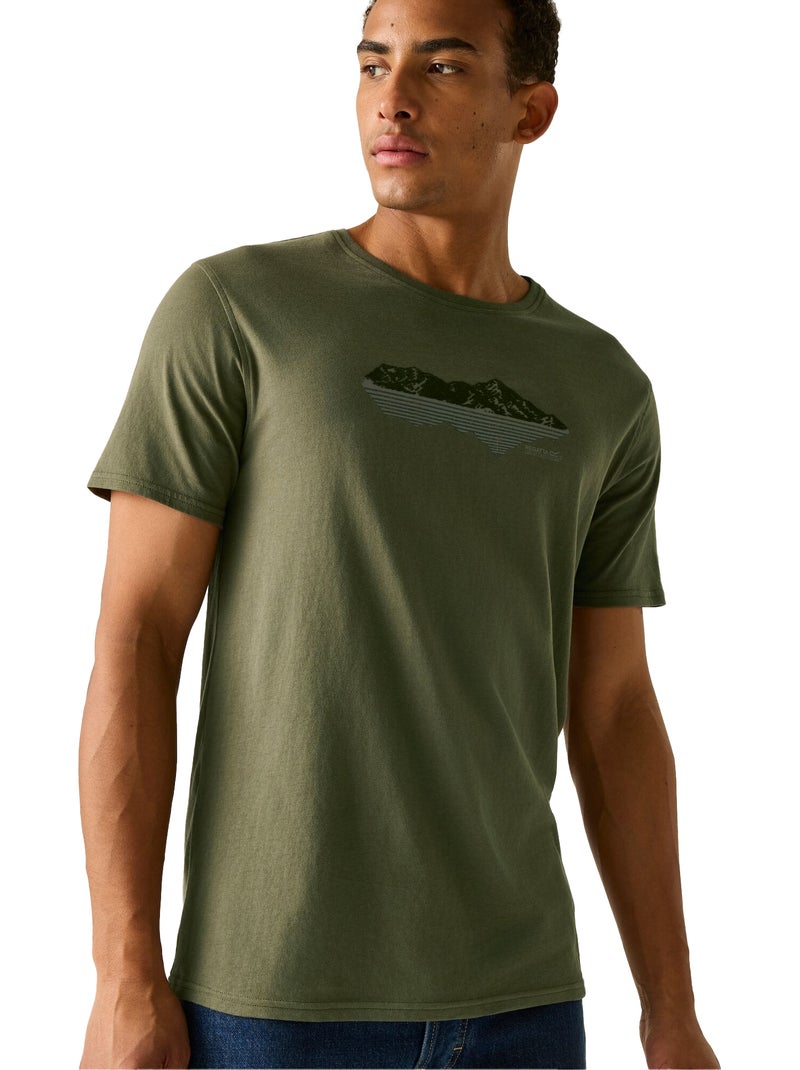 T-shirt cline ix mountain reflection pour homme - regatta Vert kaki - Kiabi