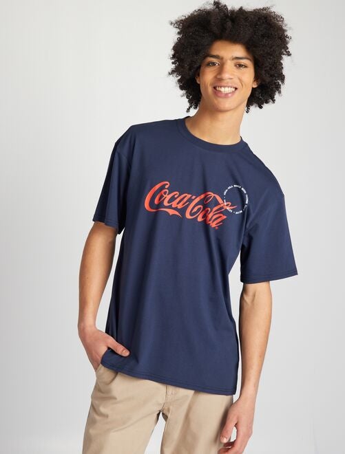 T-shirt 'Coca Cola' à col rond - Kiabi