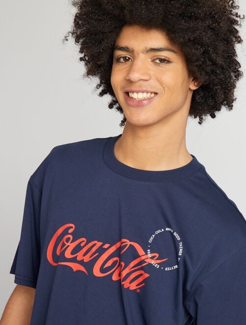 T-shirt 'Coca Cola' à col rond - Kiabi