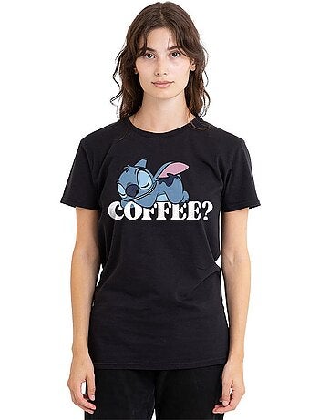 T-shirt coffee? - lilo et stitch (stitch)