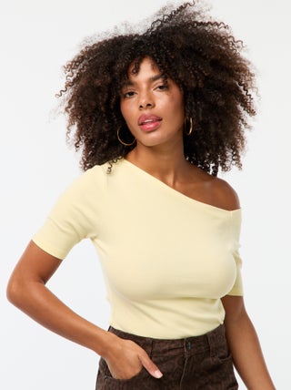 T-shirt col bateau