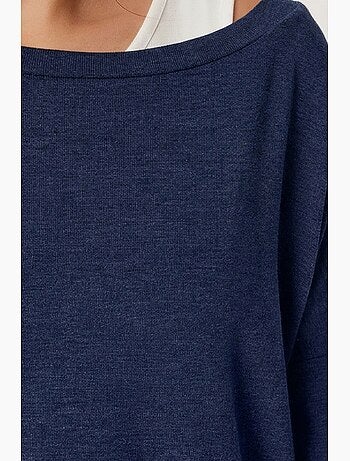 T-shirt col bateau manches longues istanbul
