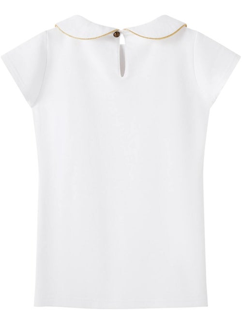 T-shirt Col Claudine  et    Manches Courtes  SOPHIA - 'LA FAUTE A VOLTAIRE' - Kiabi