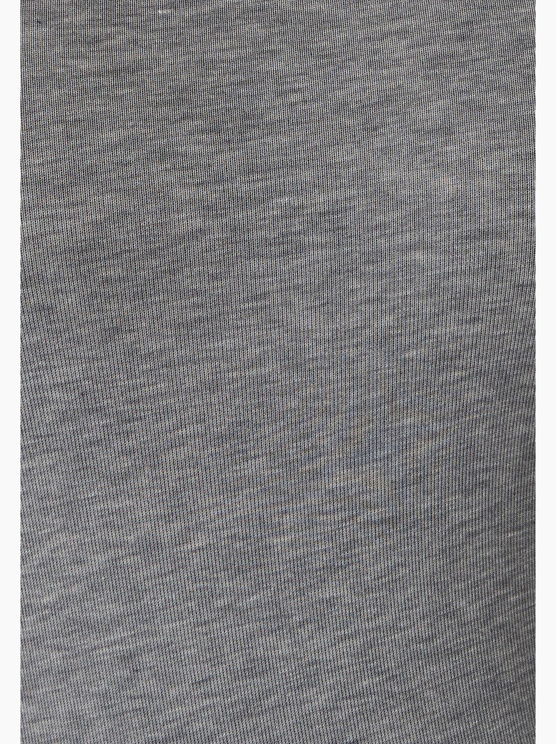 T-shirt col montant fine côte, thermolactyl sensitive - damart Gris - Kiabi