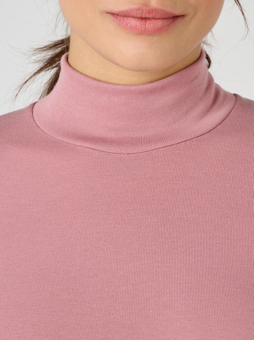 T-shirt col montant fine côte, Thermolactyl Sensitive - Damart - Kiabi