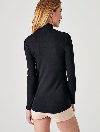 T-shirt col montant fine côte, Thermolactyl Sensitive thermique - Damart