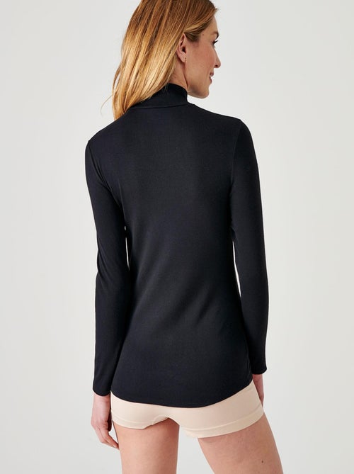 T-shirt col montant fine côte, Thermolactyl Sensitive thermique - Damart - Kiabi