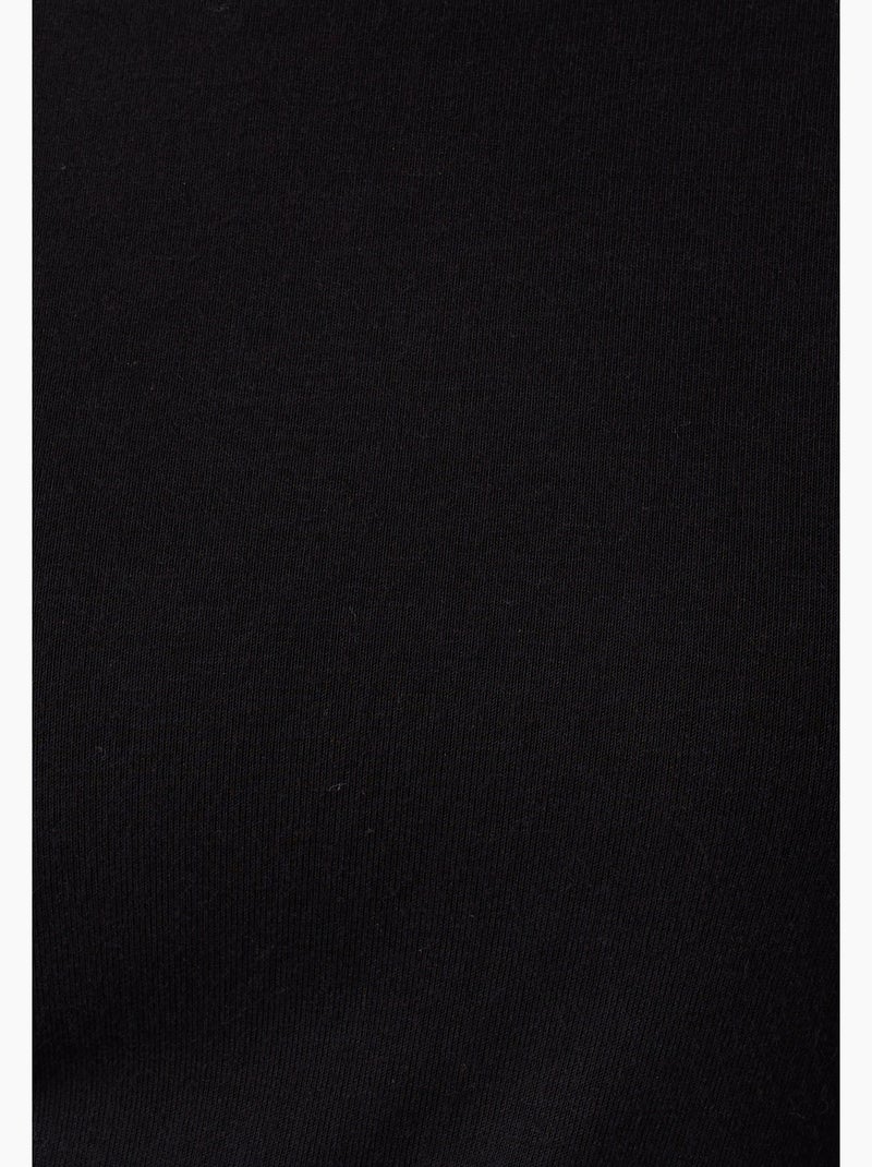T-shirt col montant fine côte, thermolactyl sensitive thermique - damart Noir - Kiabi