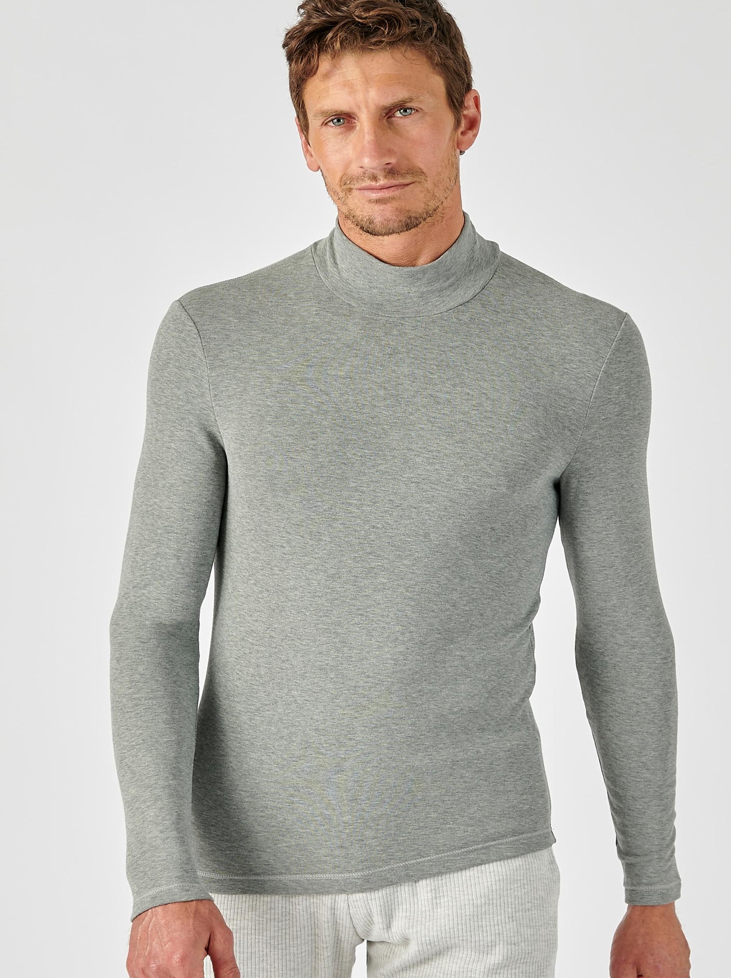 Robe de chambre col montant maille Thermolactyl - Robe de chambre