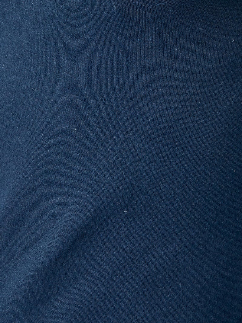 T-shirt col montant Thermolactyl Sensitive thermique - Damart Bleu marine - Kiabi