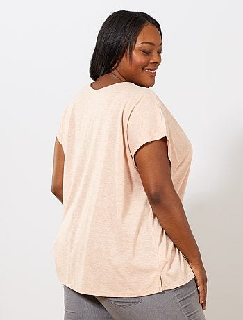 T-shirt col réversible - Kiabi