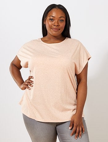 T-shirt col réversible - Kiabi