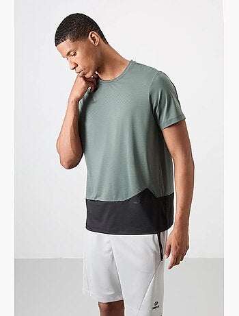 T-shirt col rond à blocs de couleur tommy