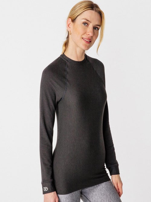 T-shirt col rond Comfort Thermolactyl 3 femme - DamartSport - Kiabi