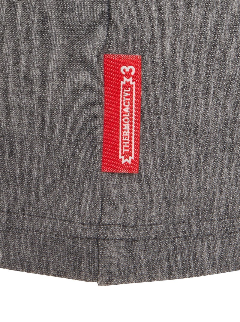 T-shirt col rond Comfort Thermolactyl 3 homme - DamartSport Gris chiné - Kiabi