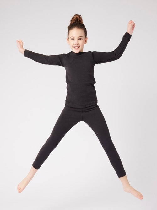 T-shirt col rond Comfort Thermolactyl 4 enfant thermique - DamartSport - Kiabi