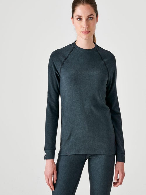 T-shirt col rond Comfort Thermolactyl 4 femme thermique - DamartSport - Kiabi