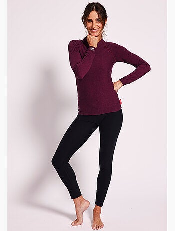 T-shirt col rond Comfort Thermolactyl 4 femme thermique - DamartSport