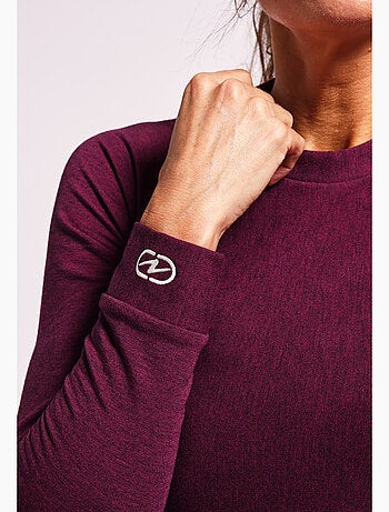 T-shirt col rond Comfort Thermolactyl 4 femme thermique - DamartSport