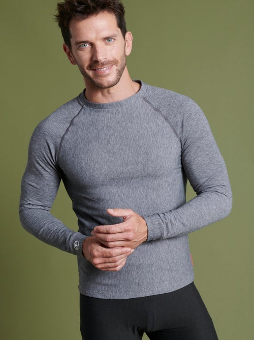 T-shirt col rond Comfort Thermolactyl 4 homme thermique - DamartSport - Kiabi