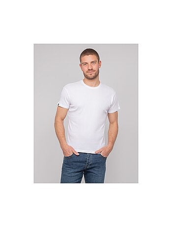 T shirt col rond coton cottelé WALTER