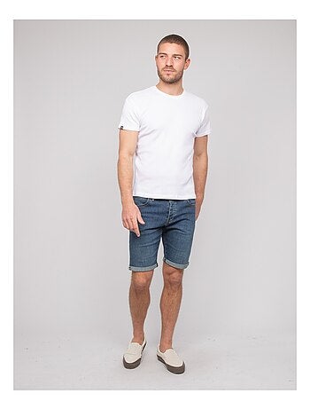 T shirt col rond coton cottelé WALTER