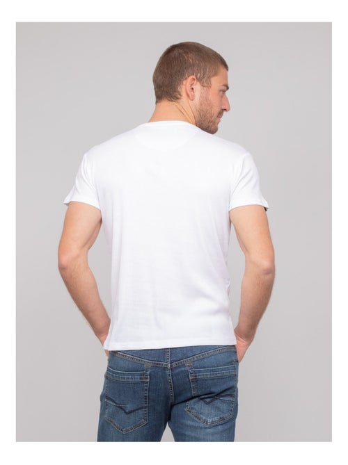 T shirt col rond coton cottelé WALTER - Kiabi