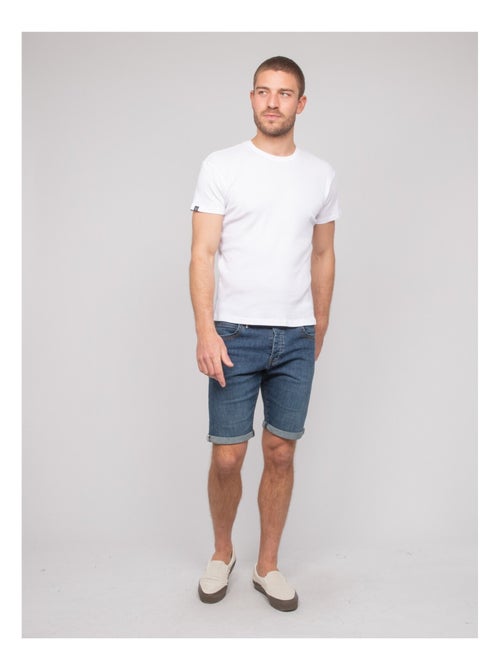 T shirt col rond coton cottelé WALTER - Kiabi