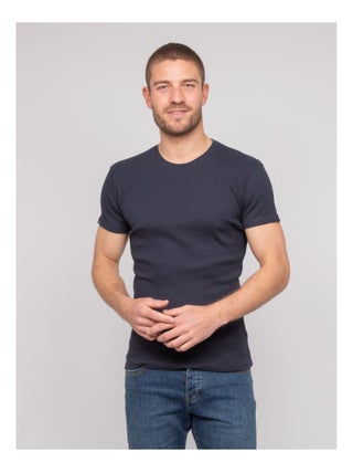 T shirt col rond coton cottelé WALTER