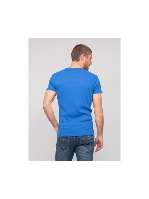 T shirt col rond coton cottelé WALTER - Kiabi
