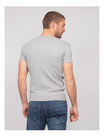 T shirt col rond coton cottelé WALTER