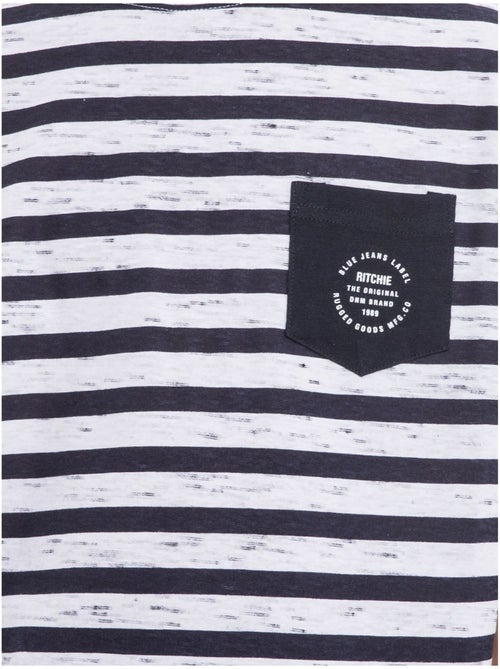 T-shirt col rond coton NOUTAR garçon - Kiabi