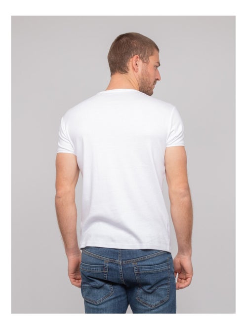 T shirt col rond coton WARLOF - Kiabi