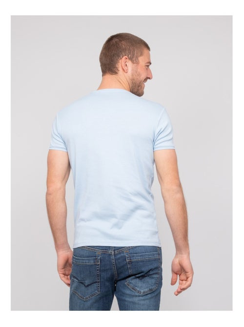 T shirt col rond coton WARLOF - Kiabi