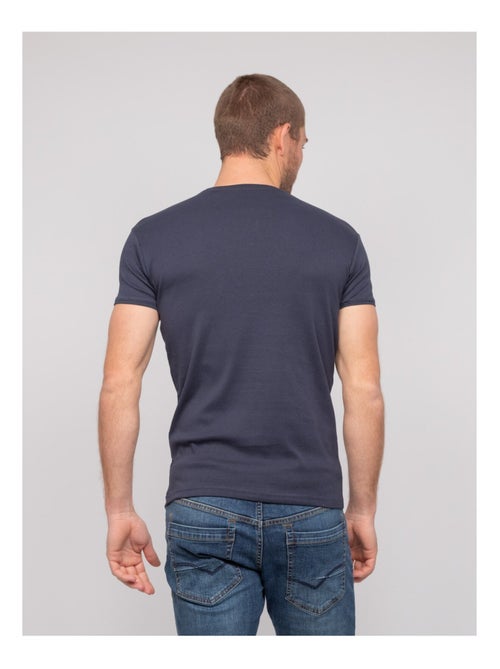 T shirt col rond coton WARLOF - Kiabi
