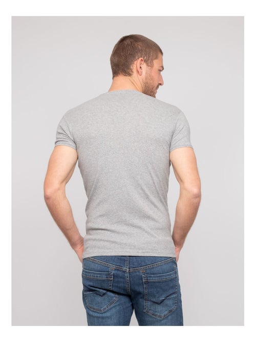 T shirt col rond coton WARLOF - Kiabi
