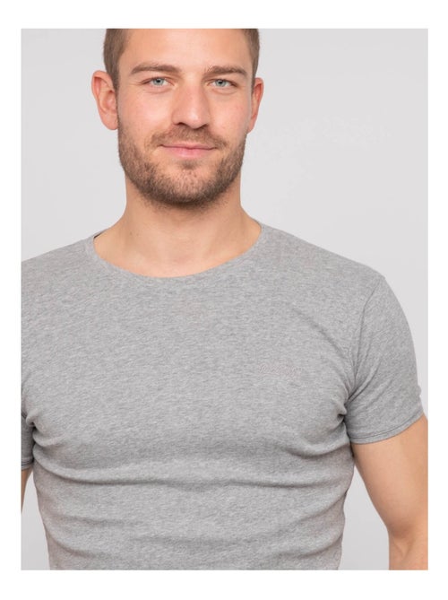 T shirt col rond coton WARLOF - Kiabi