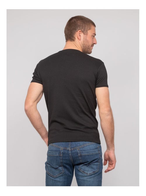 T shirt col rond coton WARLOF - Kiabi