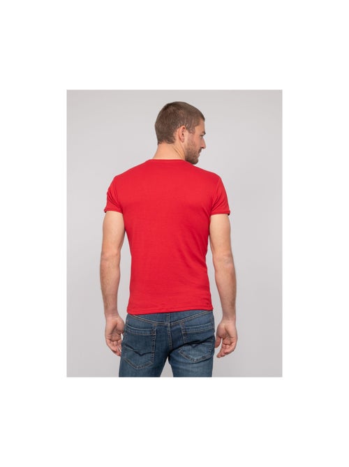 T shirt col rond coton WARLOF - Kiabi