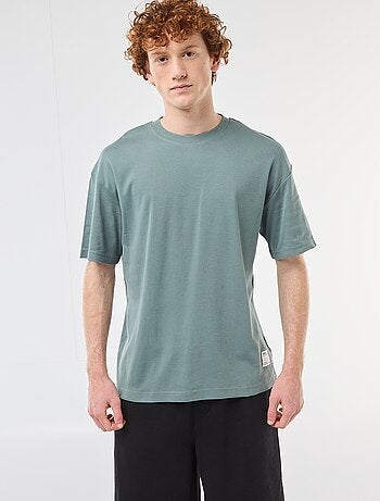 T-shirt Basique Blanc Garçon DWD – Coton – Taille 9-10 Ans – Très Bon état
