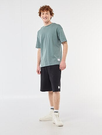 T-shirt col rond en coton