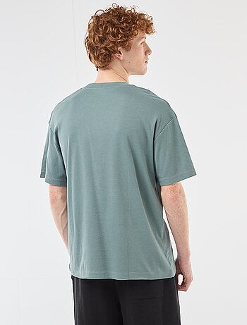 T-shirt col rond en coton