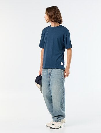 T-shirt col rond en coton