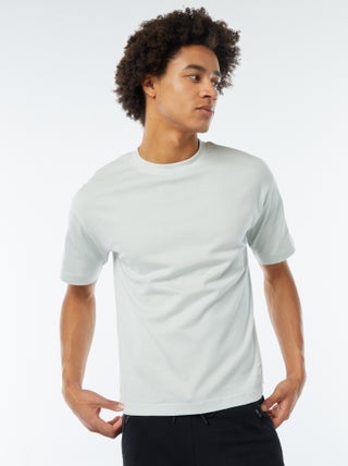 T-shirt col rond en coton