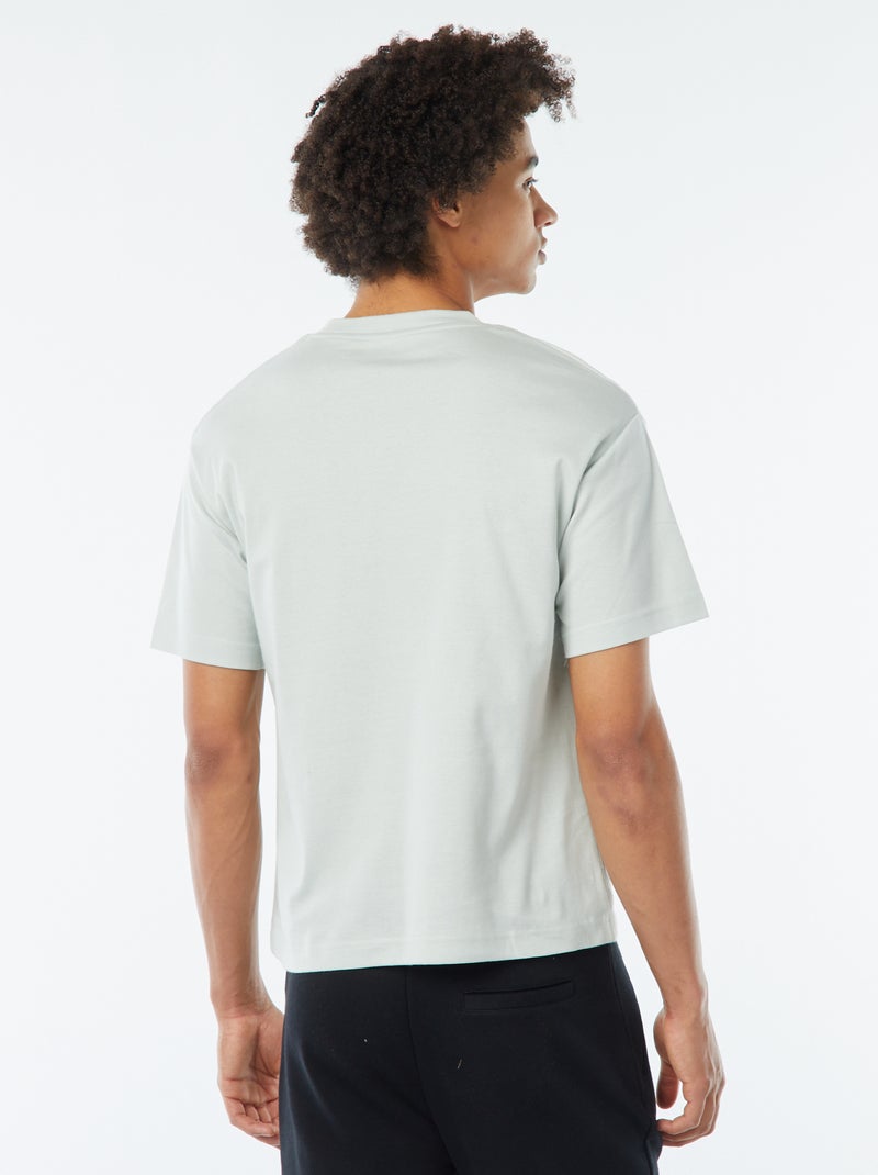 3 T-Shirt Homme Enrico Coveri Col Rond En Coton Mercerisé Art ET1100