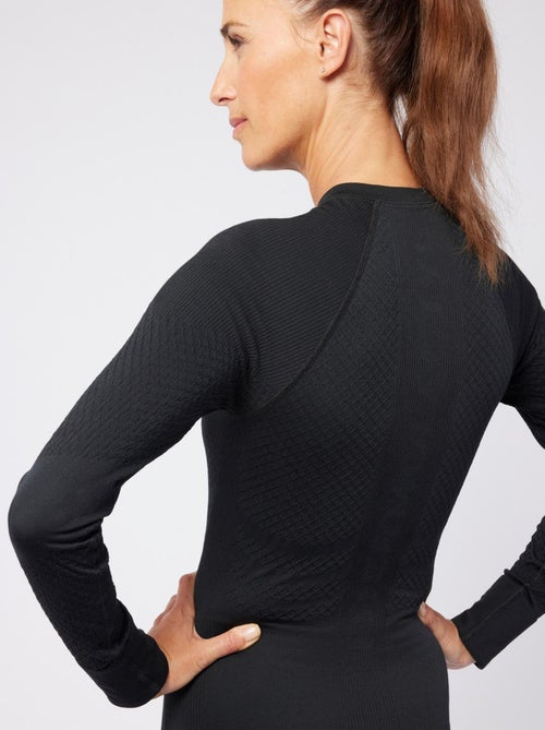 T-shirt col rond Energy 3 Thermolactyl femme thermique - DamartSport - Kiabi