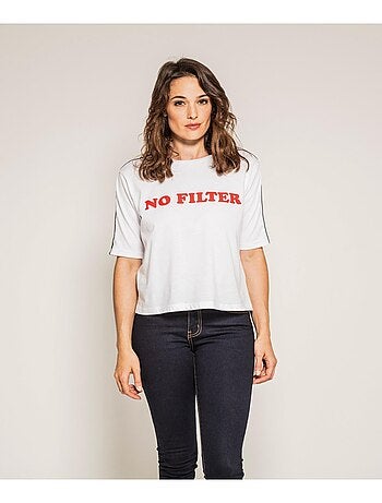 T-shirt col rond FAUSTINE